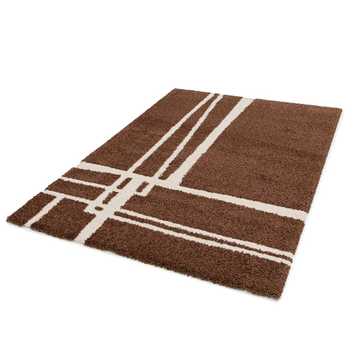 AFK Living vloerkleed Archi - Zacht comfort voor elke dag en OEKO-TEX® Standard 100 gecertificeerd. - kastanje - 120x170 cm