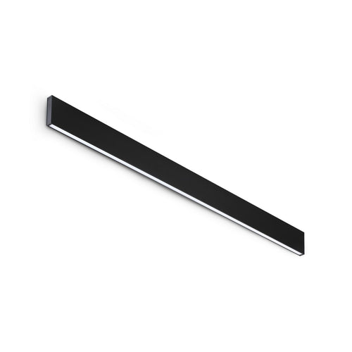 Ideal Lux STEEL Geïntegreerde LED-wandlamp zwart 3550lm 3000K dimbaar
