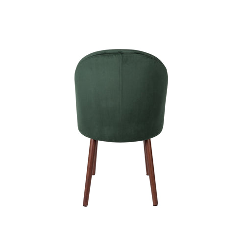 Dutchbone Barbara Eetkamerstoelen  Groen - Set van 2 - vtwonen shop