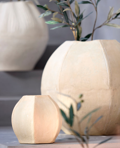 Light & Living pot  - wit - 23.5x23.5x21.5 cm