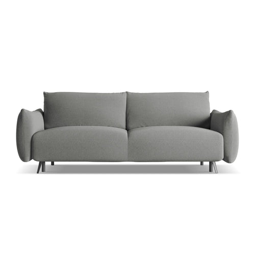 LaMiaSofa 3-zits slaapbank Genova - chenille stof - olifant - 230x105x86
