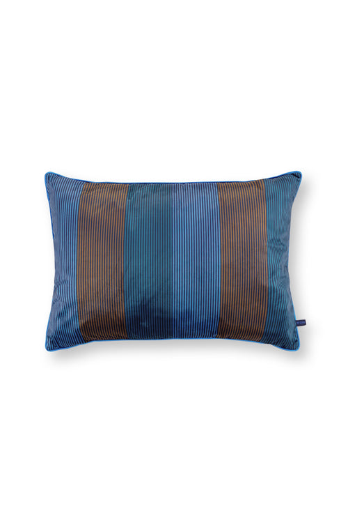 Pip Studio Sierkussen Multi Stripe - Blauw - 50x70cm - vtwonen shop