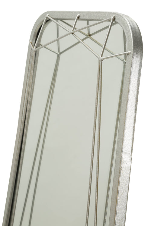 Mauro Ferretti staande spiegel - 46x57x153 cm - zilver