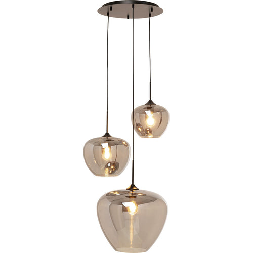 Kare Design Hanglamp Sphere 3 smoke