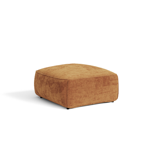Premium Interiors - Zitzak LOMI - gewaafd fluweel karamel 75cm