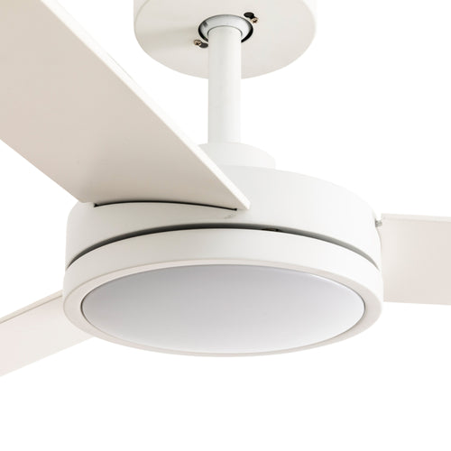 Faro BARTH Witte plafondventilator met LED-licht