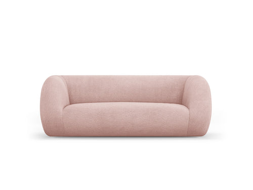 Cosmopolitan Design Bank Essen 2-zits, boucle, poederroze - 95x210x86cm