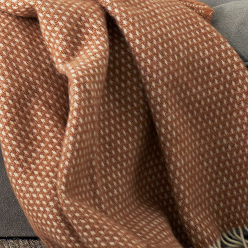 Klippan 100% wollen deken - Knut - nougat - 130x200cm - vtwonen shop