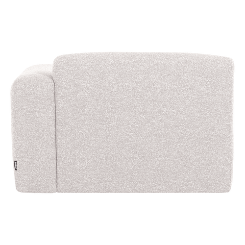 WOOOD chaise longue bank rechts Mojo Base - Bouclé - Ecru - 74x112x162