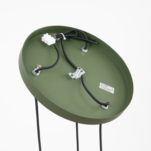 Sollux Lighting Hanglamp ESTRIA 3P beige/olijfgroen - 30x30x120cm