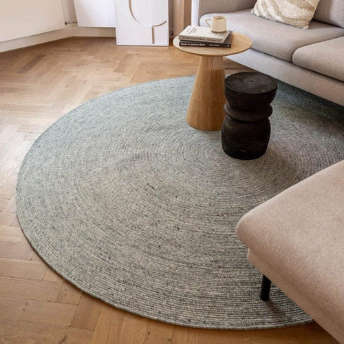 Interieur05 Rond wollen vloerkleed Gapo groen