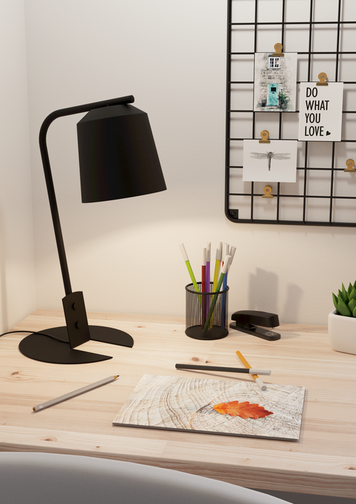 EGLO tafellamp Oneda - e27 - 44,5 cm - zwart, wit - vtwonen shop