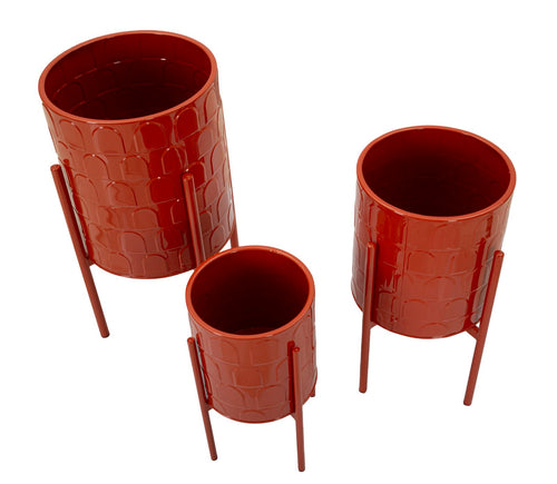Mauro Ferretti plantenpot - set van 3 - Ø 36x56,5-30x48,5-24x37,6 cm