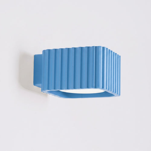 Sollux Lighting Wandlamp RIFF azuurblauw Gx53 - 10x12x6cm