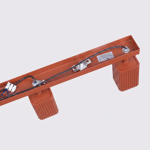 Sollux Lighting Plafondlamp RAYO 4L rode oker - 81x6x16,5cm