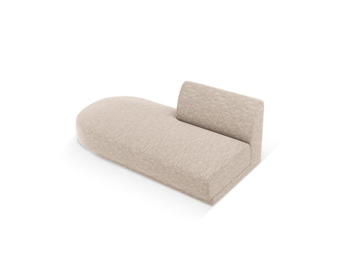 Micadoni Module Miley 2-zits, chenille beige - 90x158x70cm