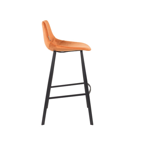 Dutchbone Franky Barkrukken Oranje 80 cm - Set van 2 - vtwonen shop