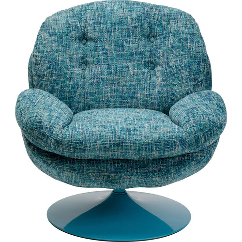 Kare Design Draaifauteuil Cosy blauw - vtwonen shop