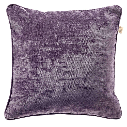 LEWY - kussenhoes 60x60 cm - glansvelours - Mysterioso - paars