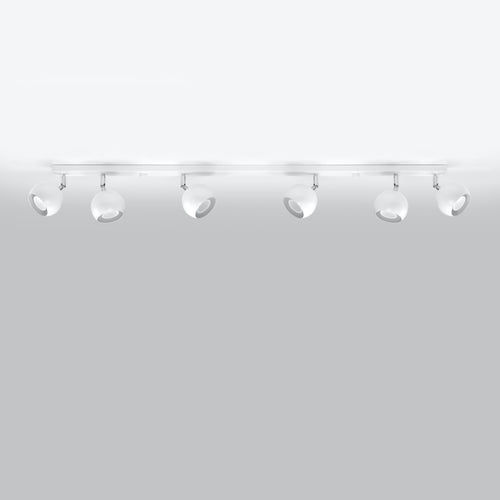 Sollux Lighting Plafondlamp OCULARE 6L wit - 118x10x16cm