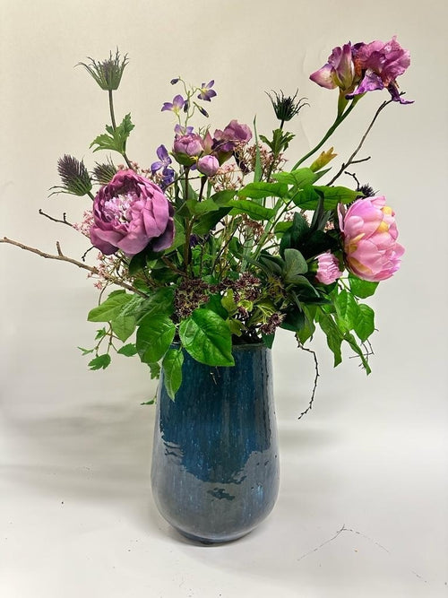 My Flowers.shop Paars roze zijden bloemen boeket Purple Romance | Per boeket - vtwonen shop