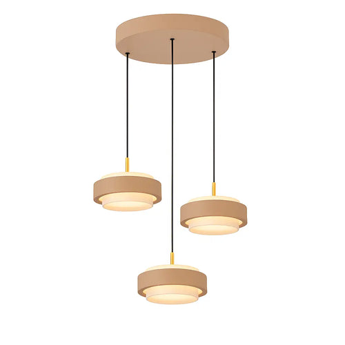 Freelight hanglamp Puleggia - 3 lichts - 33  x 150   cm - beige