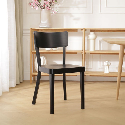 Fameg Fergus Houten Eetkamerstoel Zwart - vtwonen shop