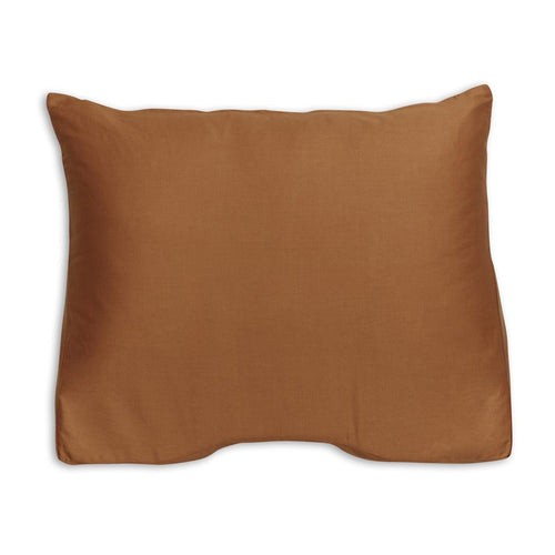 Silvana Support - Katoensatijn Kussensloop Schoudercontour voor kussen Blauw - 60 x 60/70 cm - Terra