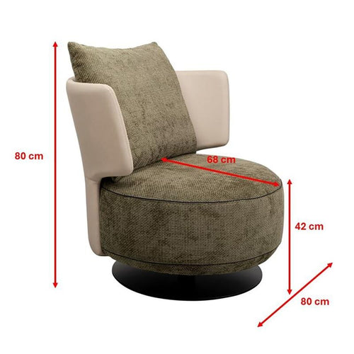 Kare Design Draaifauteuil Josh - vtwonen shop