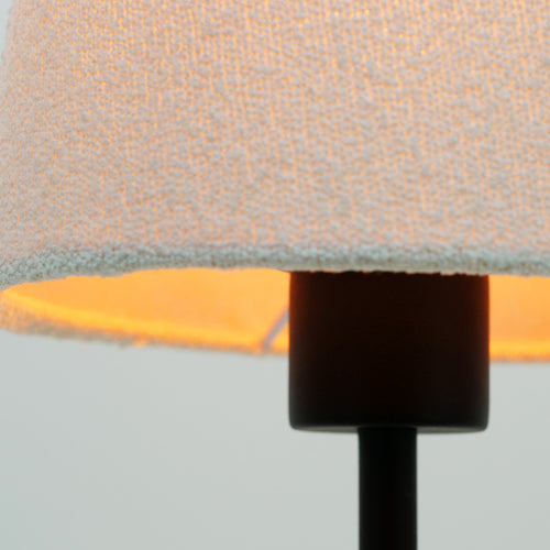 EGLO tafellamp Febres - e27 - textiel - zwart/wit