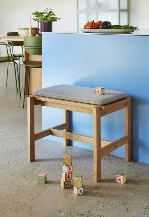 Hübsch bank Epoch - mdf/eikenfineer/eikenhout/polyester - 60x44xh48cm