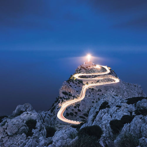 Sanders & Sanders fotobehang Cap de Formentor blauw - 200 x 150 cm - 612493