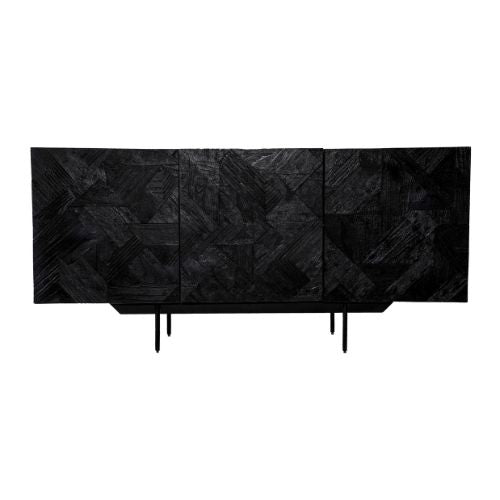 StarFurn Dressoir Flair - Zwart Hout - 168x45x80cm - vtwonen shop