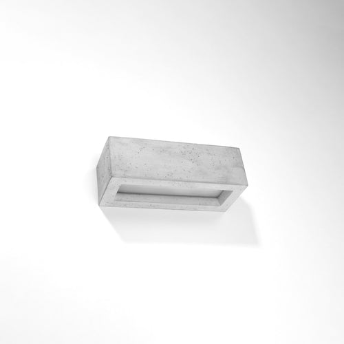 Sollux Lighting Wandlamp VEGA 30 beton - 30x12x10cm