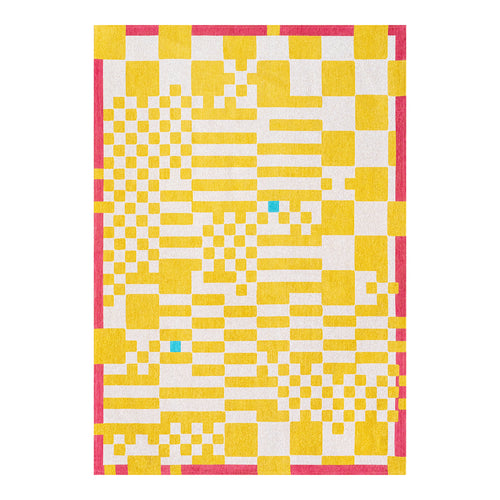 Louis De Poortere vloerkleed Cupcake - geel - 240x340cm