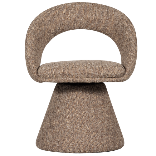 WOOOD draaibare eetkamerstoel Winter - Naturel Melange - 80x63x57 - vtwonen shop