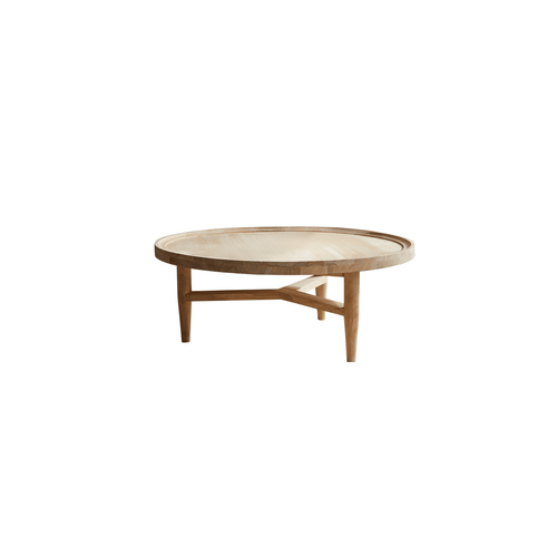 Tikamoon Massief teakhouten salontafel - Naturel - vtwonen shop