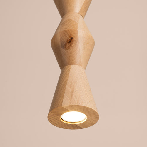Sollux Lighting Hanglamp KUBBE middelgroot R - 10x10x200cm
