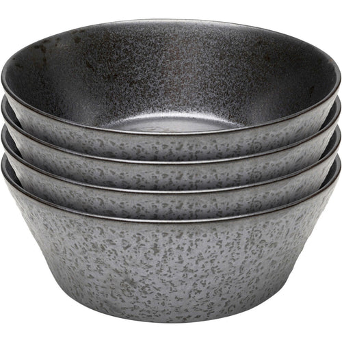 Kare Design Kommen Cosmos zwart Ø21cm (4/set)