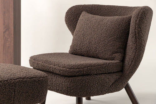 Rebellenclub fauteuil - borrby - bruin - vtwonen shop