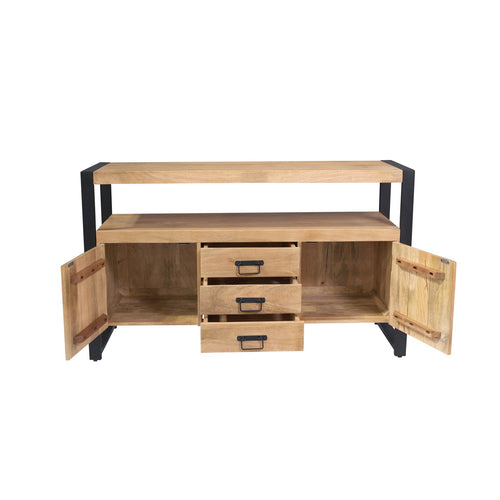 Starfurn Dressoir Britt - Naturel Hout - 135x45x80cm