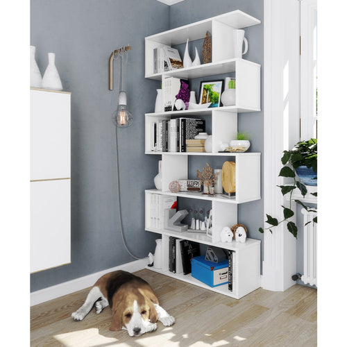 Calicosy - Bücherregal mit 6 Fächern ATHENA - 24x80x192 cm