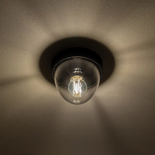 Nowodvorski buitenlamp Nook - 1 lichts - 18  x 15.5   cm - zwart - vtwonen shop