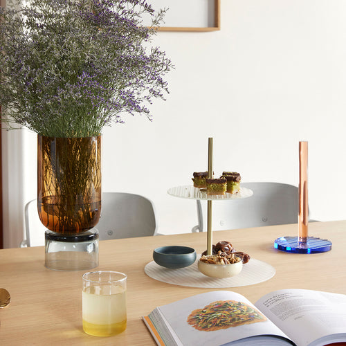 Hübsch vaas Stand - glas - ø16xh32cm - vtwonen shop