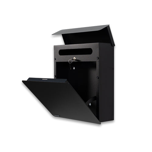 Spinder Design brievenbus Inbox - Zwart - Incl. sleutel - vtwonen shop