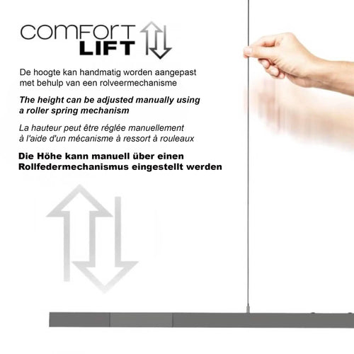 Paul Neuhaus hanglamp Adriana - 3 lichts - 179  x 150   cm - antraciet - vtwonen shop