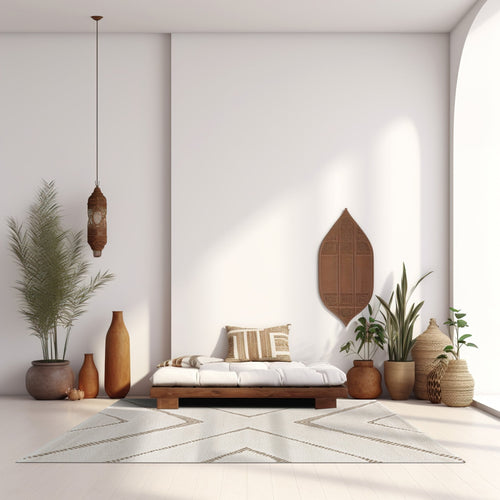 AFK Living vloerkleed  Romy - reliëfeffect - beige - 160 x 230 cm - vtwonen shop