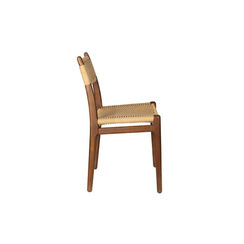 Dutchbone Cecile Eetkamerstoelen Hout in Walnoot kleur - Set van 2