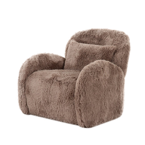 DÉJA Living Fauteuil Alta - Taupe Fluffy - Zithoogte 42cm