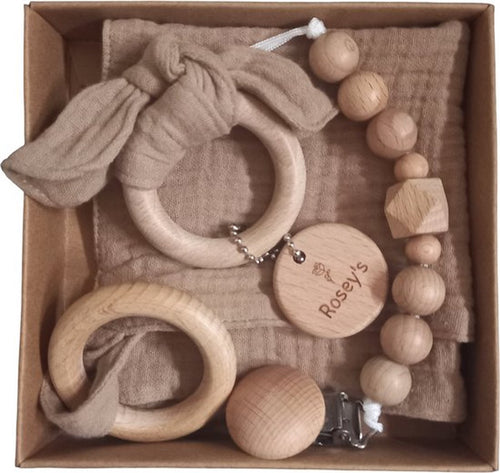 Rosey´s Baby giftset Taupe - vtwonen shop